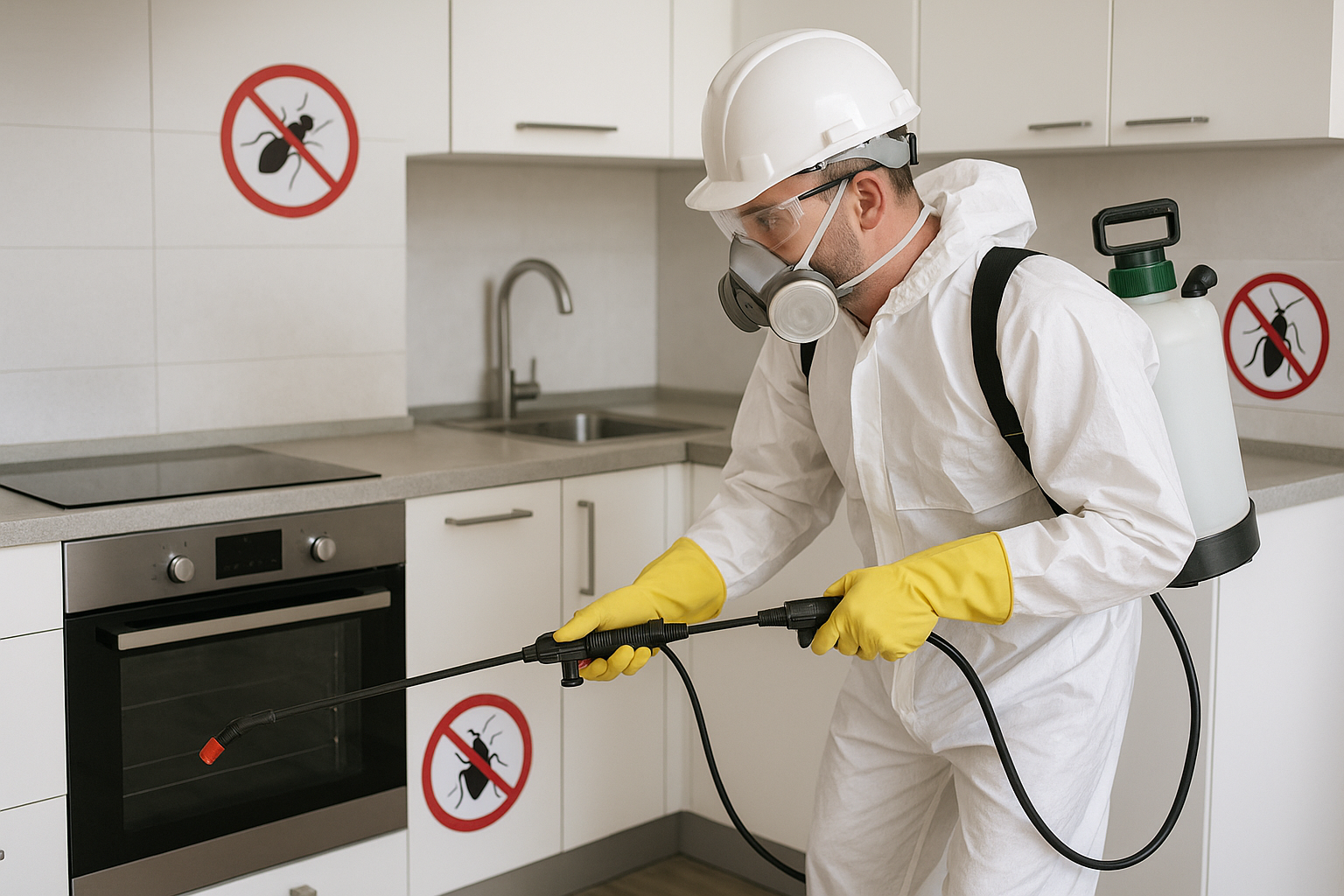 Pest control in UAE for residential villa garden